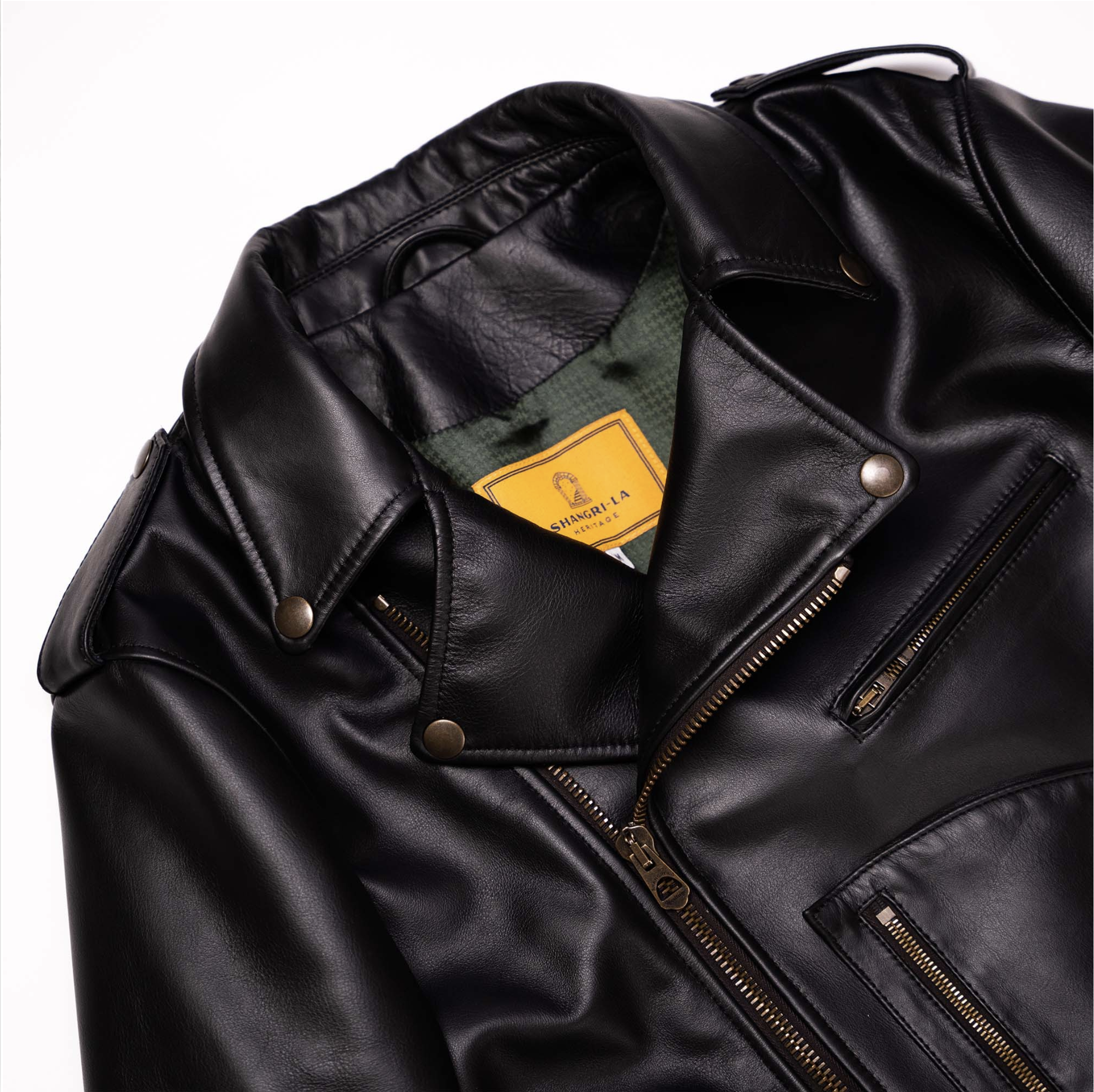 The “Chiodo” (Kee-yo-doh) Black Steerhide Leather Jacket — Los Angeles Moto